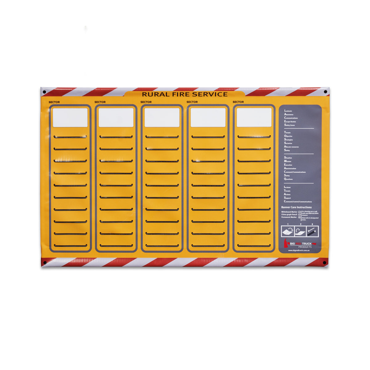 Level D - Banners - Incident Command Systems - Bid Red Truck