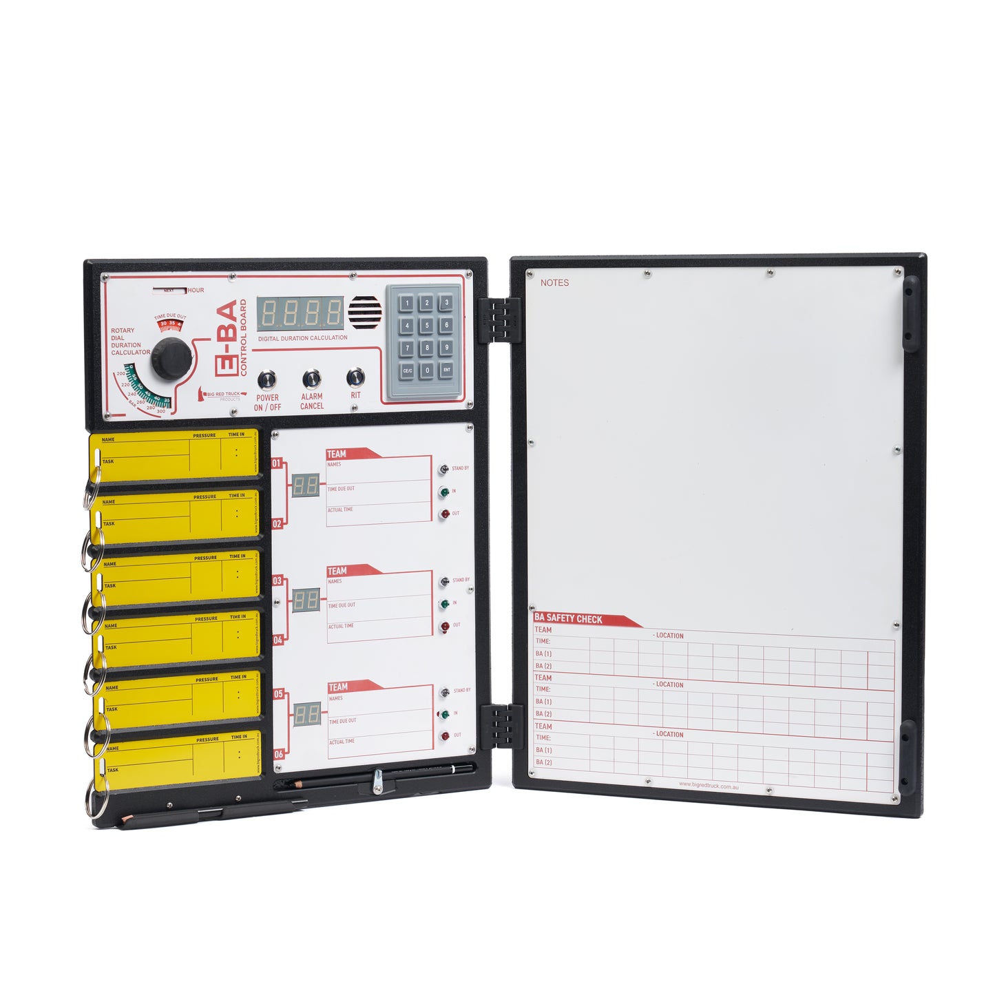 Big Red Truck - SCBA Tally Boards - Digital