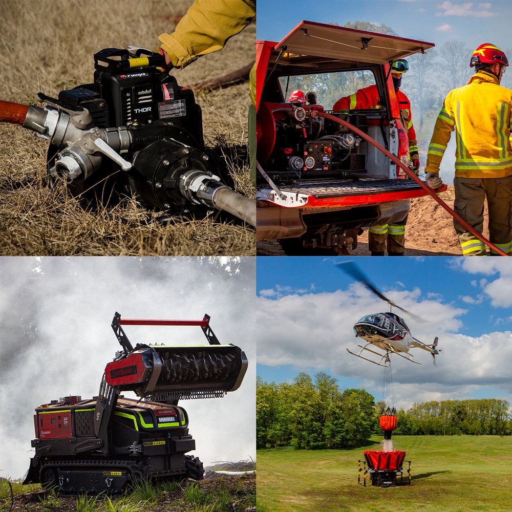 Vallfirest Black Hawk BH1-4 Single Stage Portable High Pressure Firefighting Pump