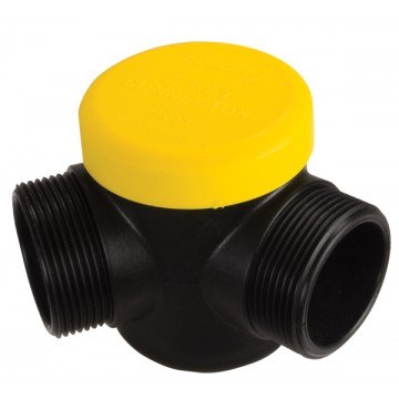 Scotty Fire Accessories # 4055 Three Way Connector - yellow